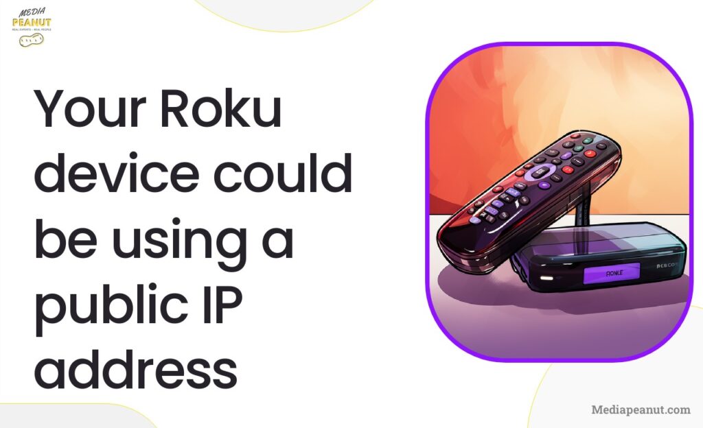 3 Your Roku device could be using a public IP address