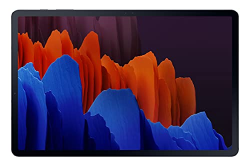 SAMSUNG Galaxy Tab S7+ Plus 12.4” 128GB Android Tablet w/ S Pen Included, Edge-to-Edge Display, Expandable Storage, Fast Charging USB-C Port, ‎SM-T970NZKAXAR, Mystic Black