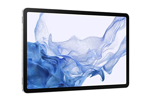 SAMSUNG Galaxy Tab S8+ 12.4” 128GB WiFi 6E Android Tablet, Large AMOLED Screen, S Pen Included, Ultra Wide Camera, Long Lasting Battery, US Version, 2022, Silver