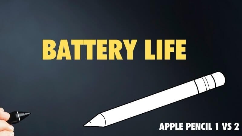how long does the battery last on the Apple Pencil 2