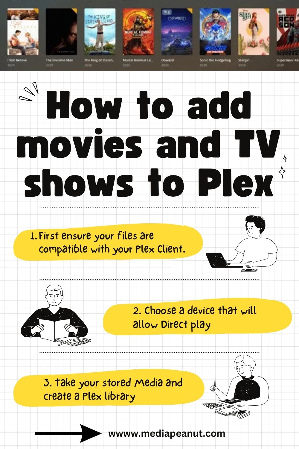 How to add movies and TV shows to