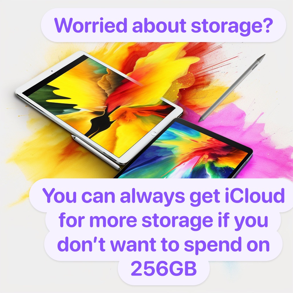 IPad air vs pro for storage options