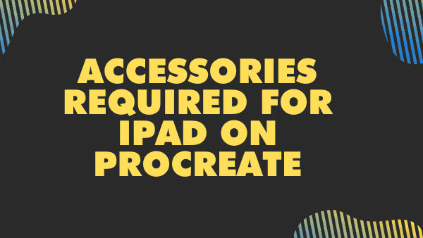 Accessories required for iPad on Procreate