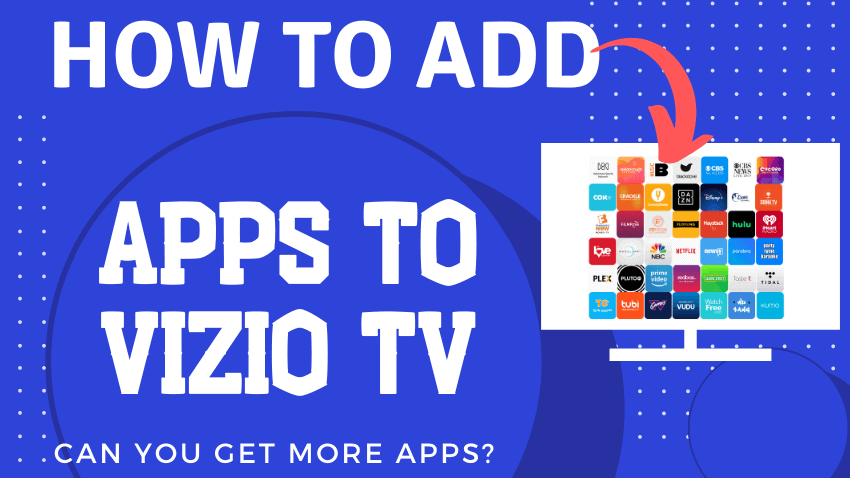How to add apps to Vizio smart TV overall guide