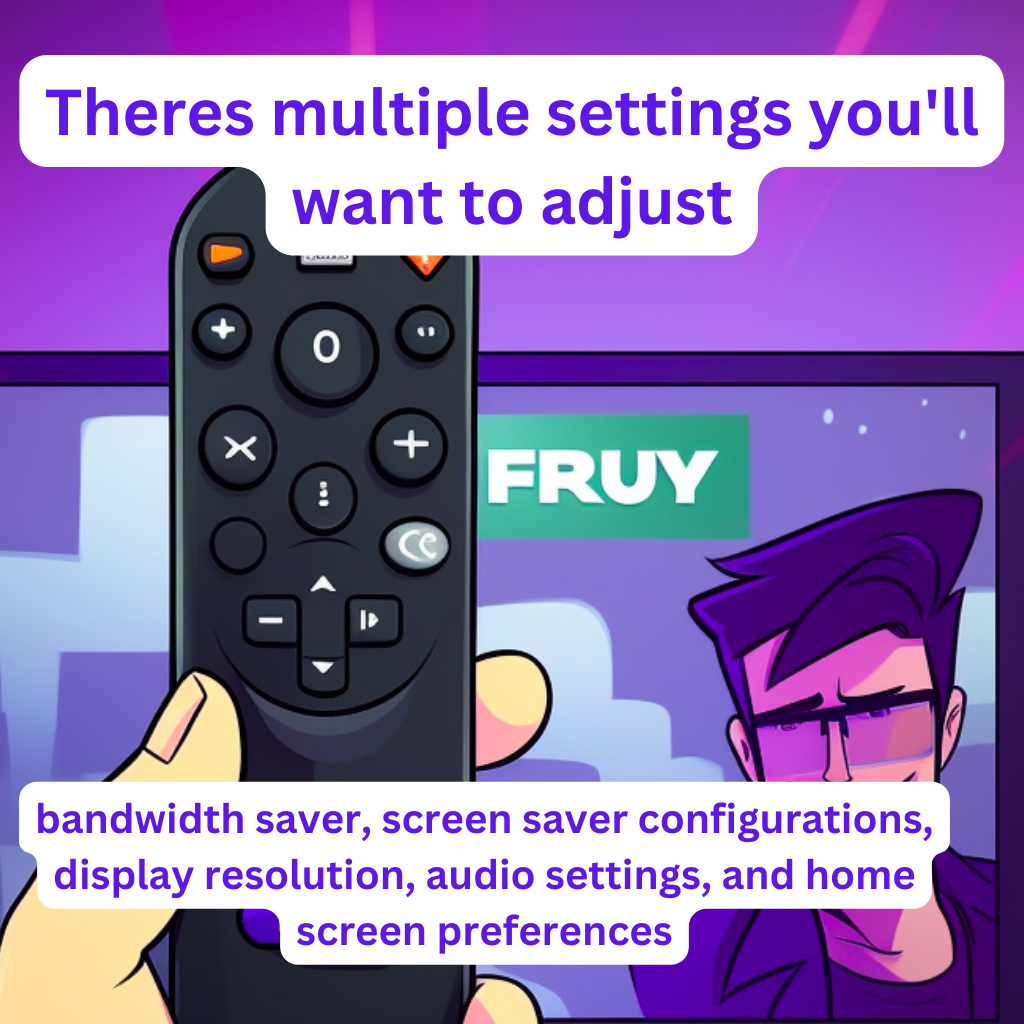 multiple settings youll want to adjust
