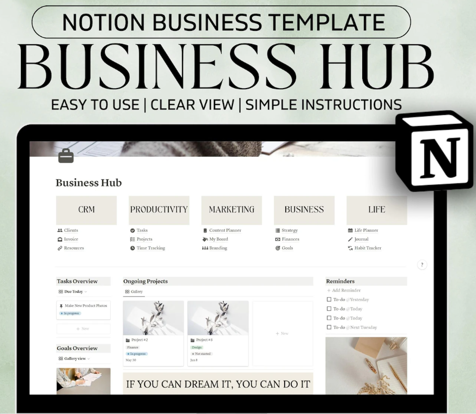 Notion Template For Business