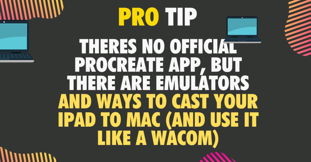 Pro tip procreate on Mac
