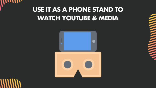 Use it as a Phone stand to watch Youtube Media