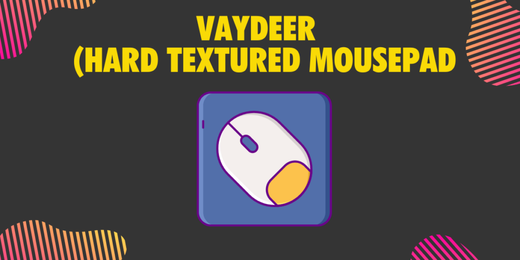 Vaydeer Hard Silver Metal Aluminum Mouse Pad Hard textured Mousepad for the Magic Mouse