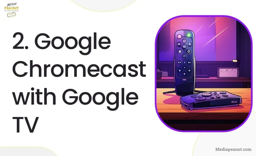 2. Google Chromecast with Google TV
