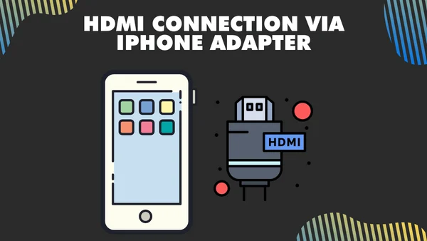 3. HDMI Connection via iPhone Adapter 1