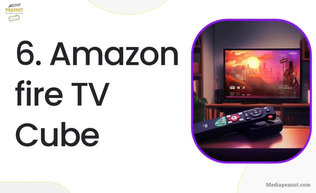 6. Amazon fire TV Cube