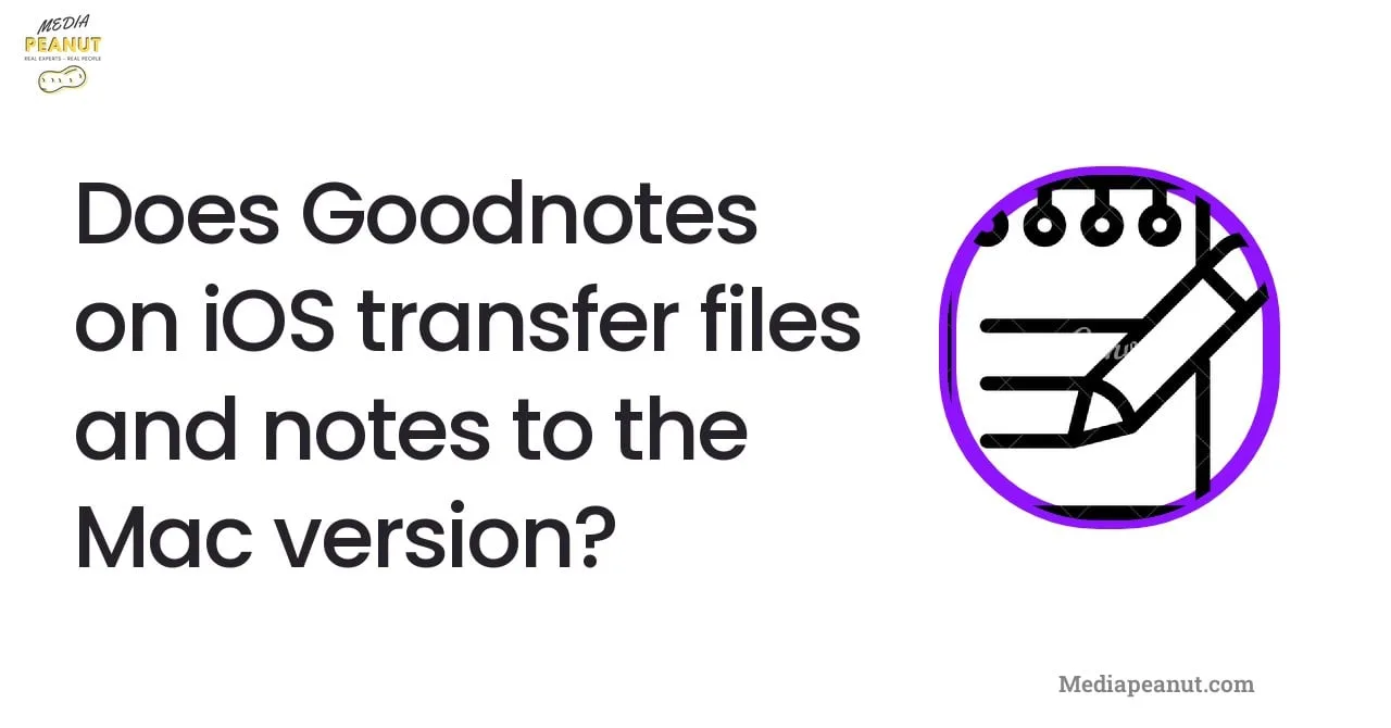 8 Does Goodnotes on iOS transfer files and notes to the Mac version