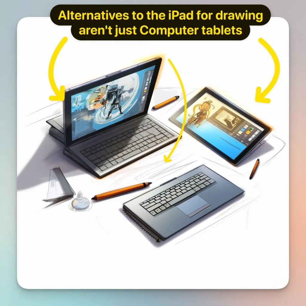 Alternatives to the iPad for drawing arent just Computer tablets
