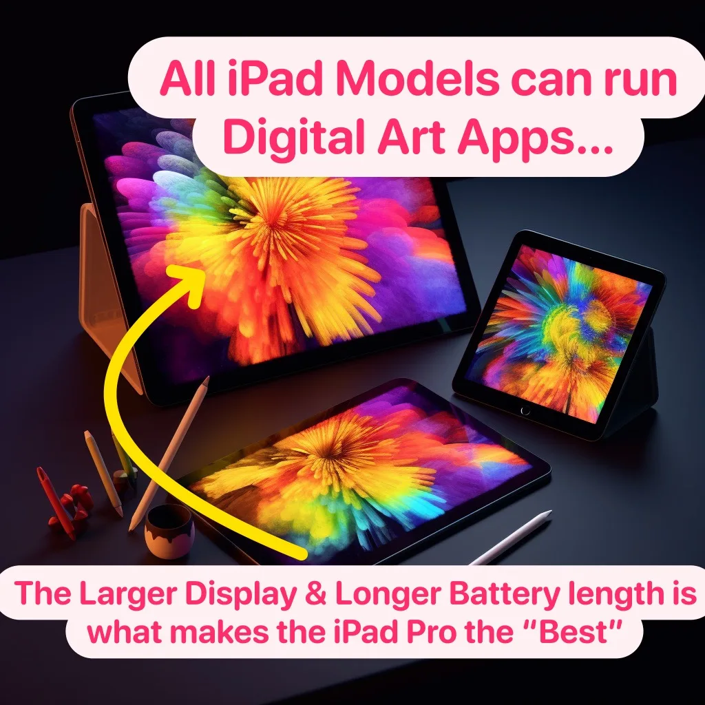 Best iPads for Art and Digital art apps What makes iPad pro the best for artists
