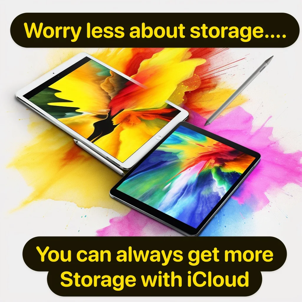 Best iPads for Art4 icloud storage for artists