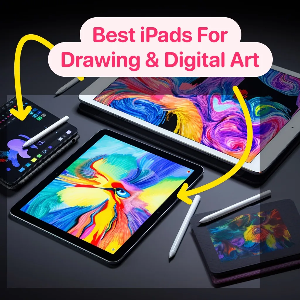 Best iPads For Drawing Digital Art example of three