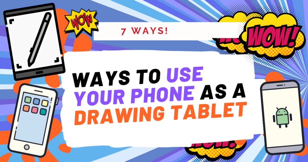 Can you use an iPhone or Android as a Drawing tablet for PC or Mac