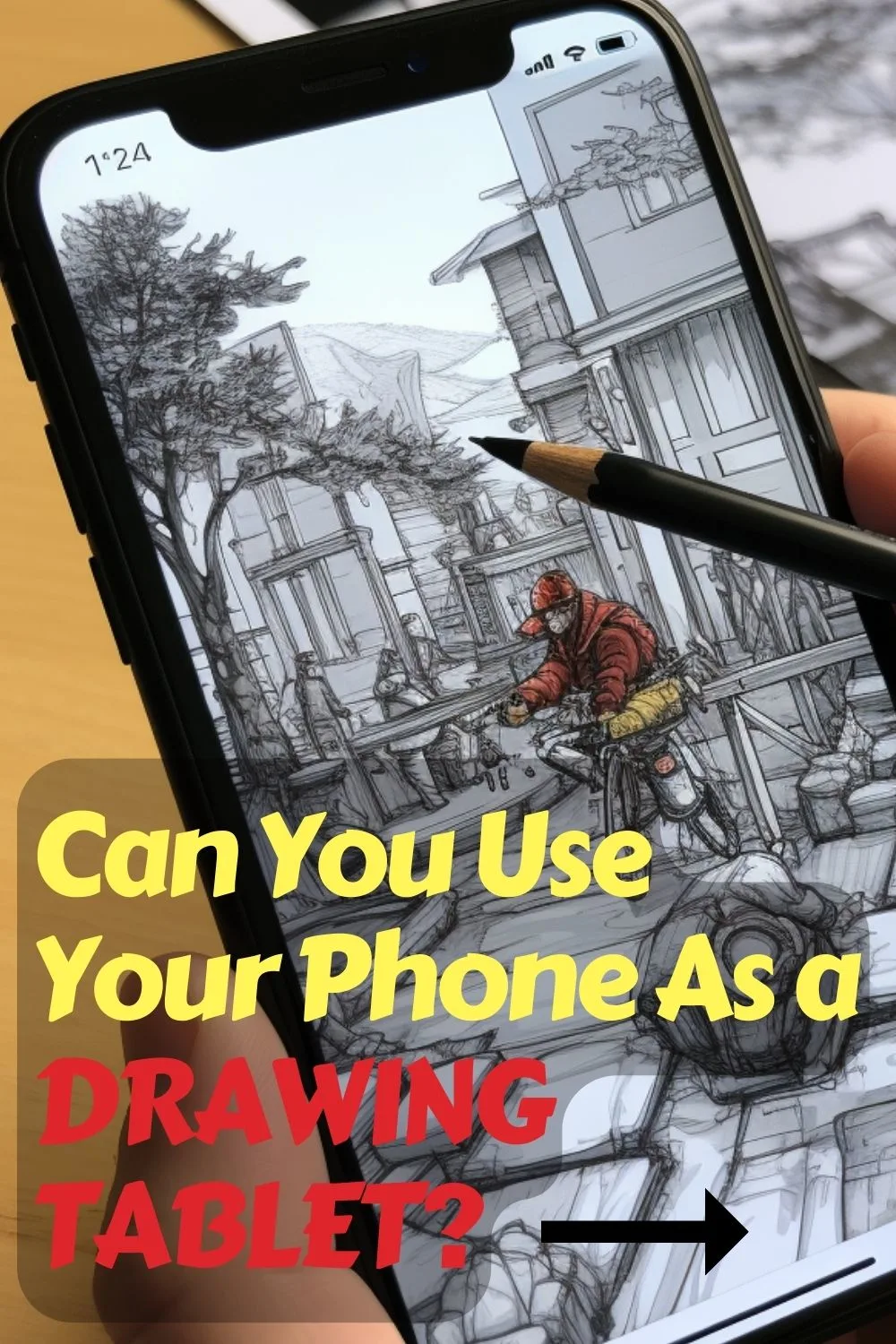 Can you use your phone as a drawing tablet