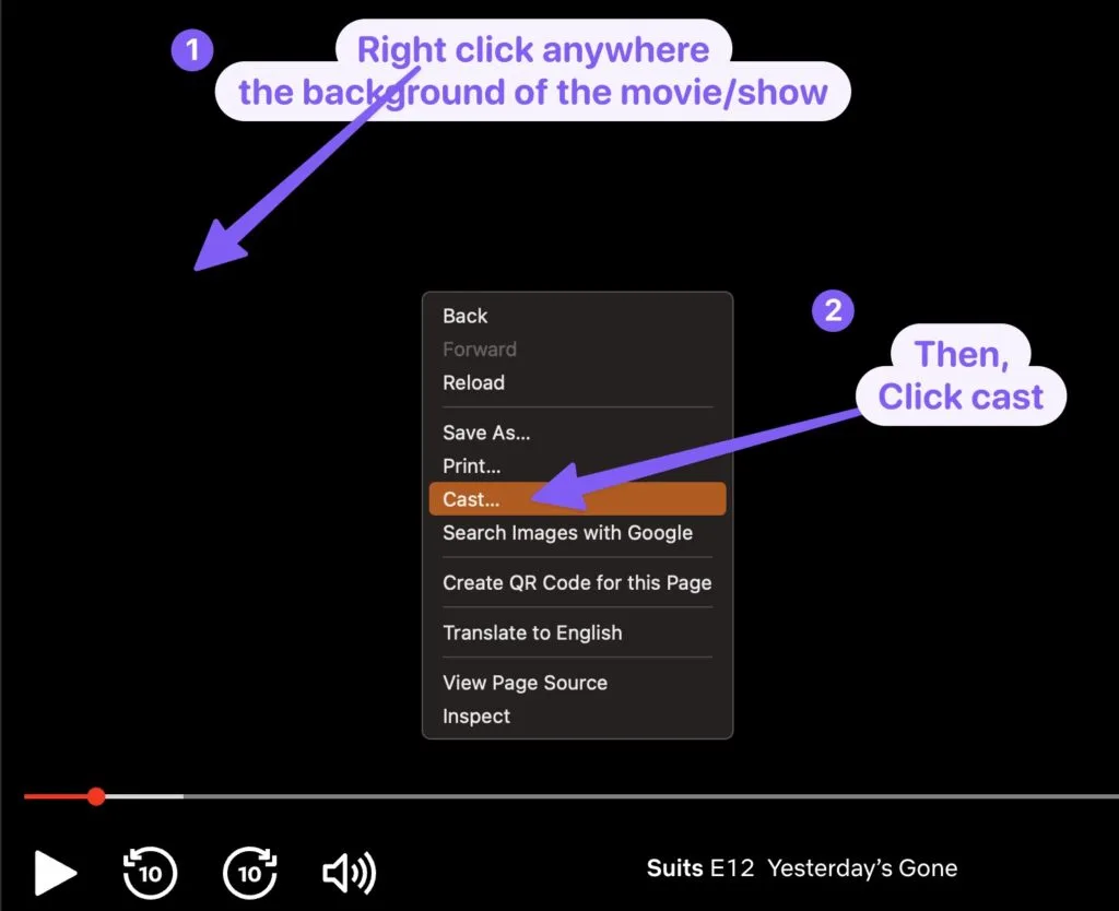 Cast from Mac and windows to Roku