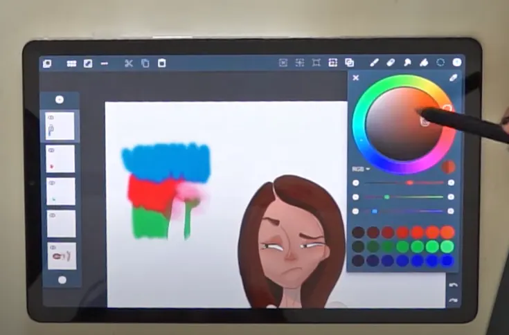 Drawing Using Artflow App