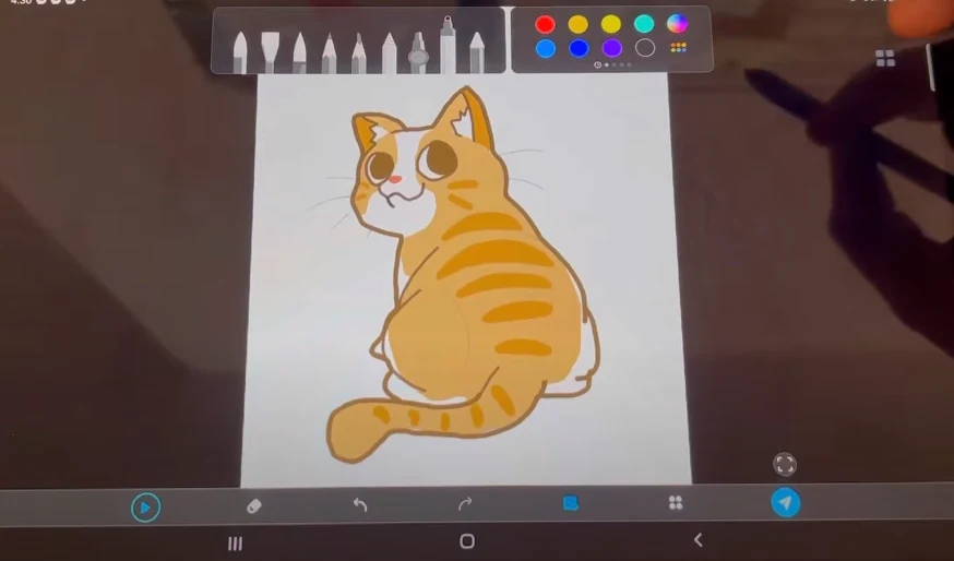 Drawing Using Penup App