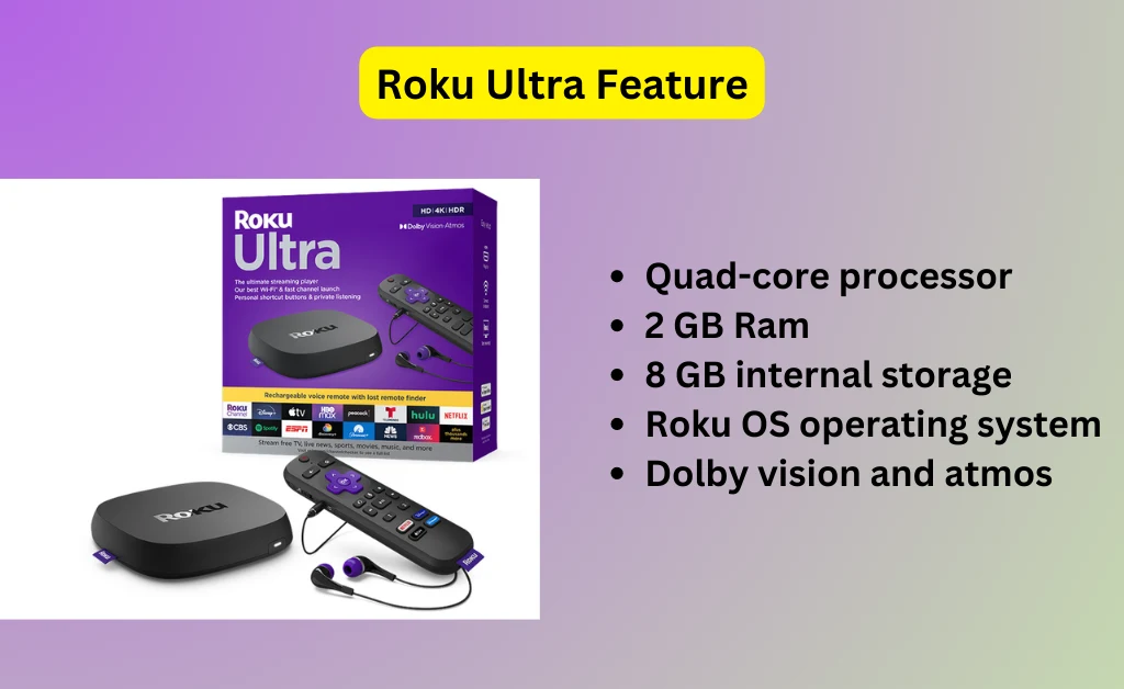 Features of roku ultra