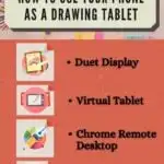 How to use your phone as a drawing tablet