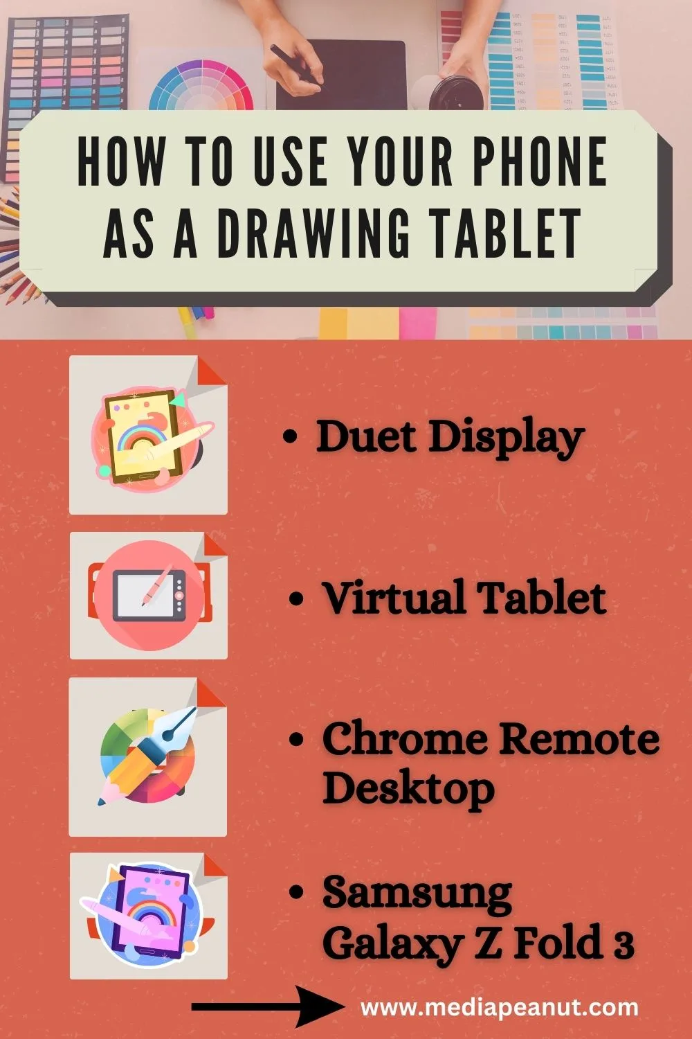 How to use your phone as a drawing tablet