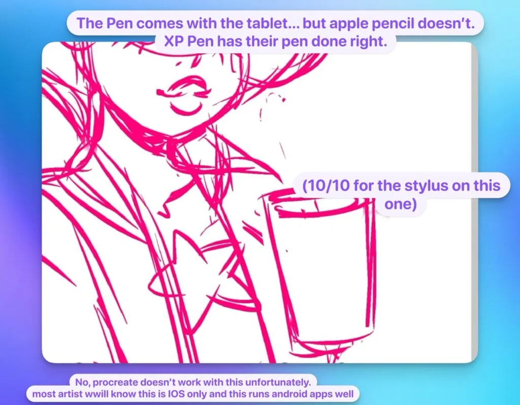 important info first hand use of magic drawing pad from xp pen Large
