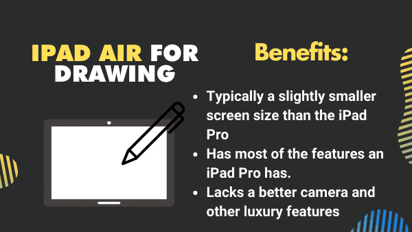 iPad Air for drawing