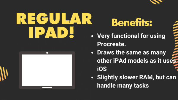 iPad (Standard) Best budget iPad for Procreate (under 400)