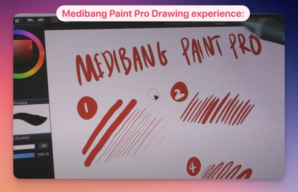 Medibang Paint Pro Drawing experience wit hthe XP Pen Artist 16 gen 2