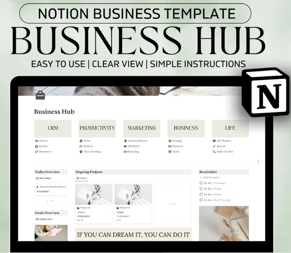 Notion Template For Business