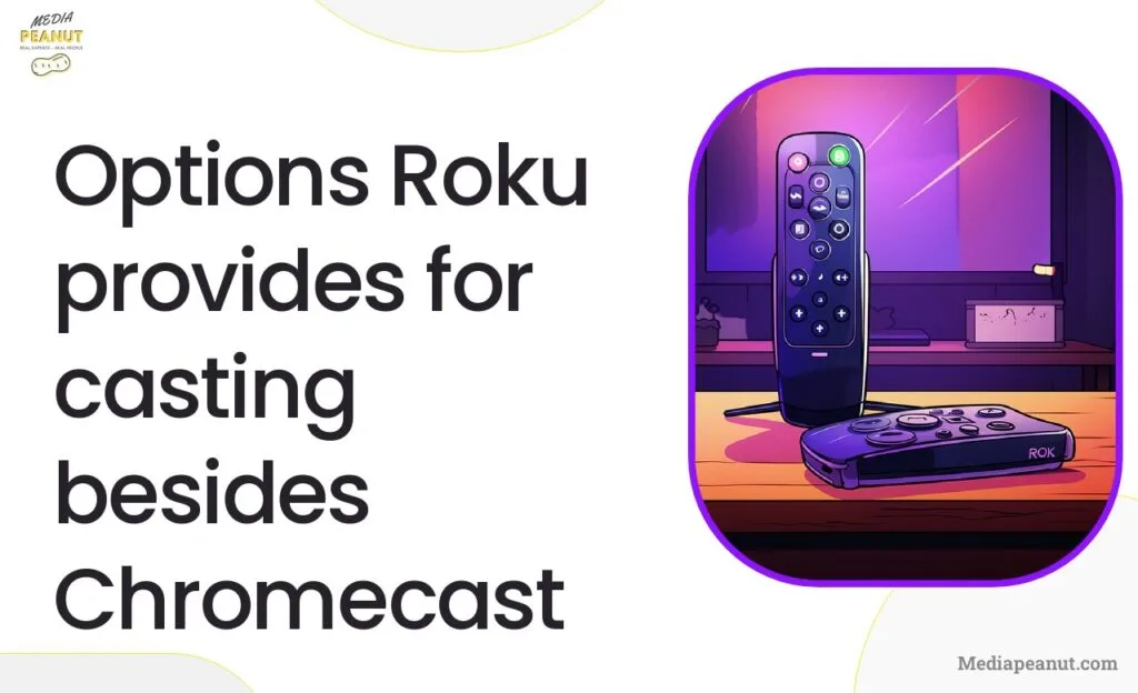 Options Roku provides for casting besides Chromecast