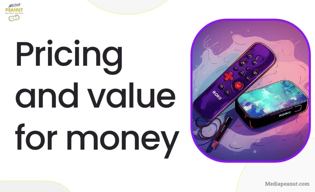 Pricing and value for money 1