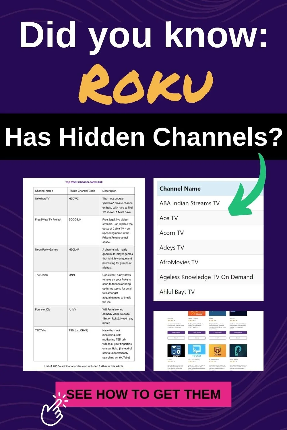 Roku has secret channels