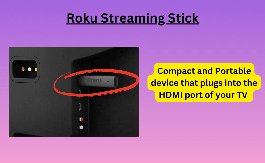 Roku streaming stick features